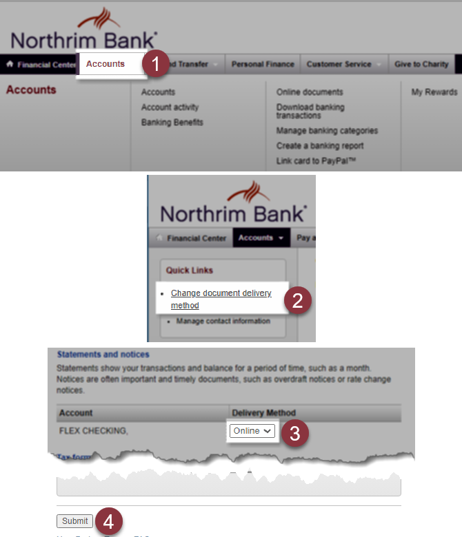 Online Statements • Northrim Bank